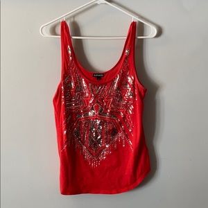 Small express sequin tank